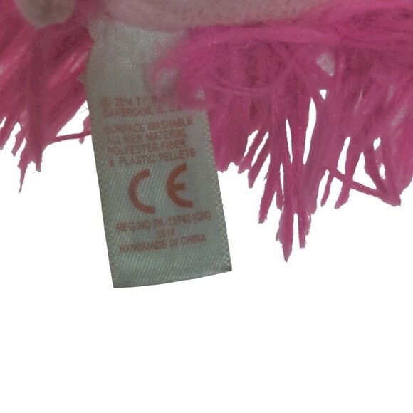 Ty Beanie Boo Lilly Pink Hedgehog Plush Stuffed Animal 2014 6" - Picture 8 of 8